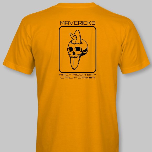 Mavericks Half Moon Bay California T-Shirt surf surfing beach north coast - Picture 9 of 11